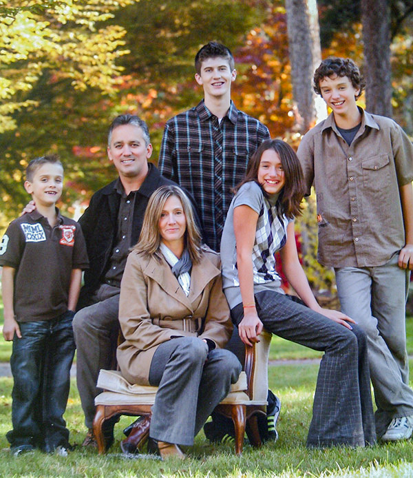 Joe Cameron and family